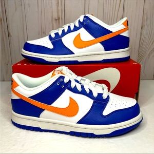 💙🗽🧡 Nike Dunk Low Knicks SZ 5Y / 6.5W 🧡🗽💙